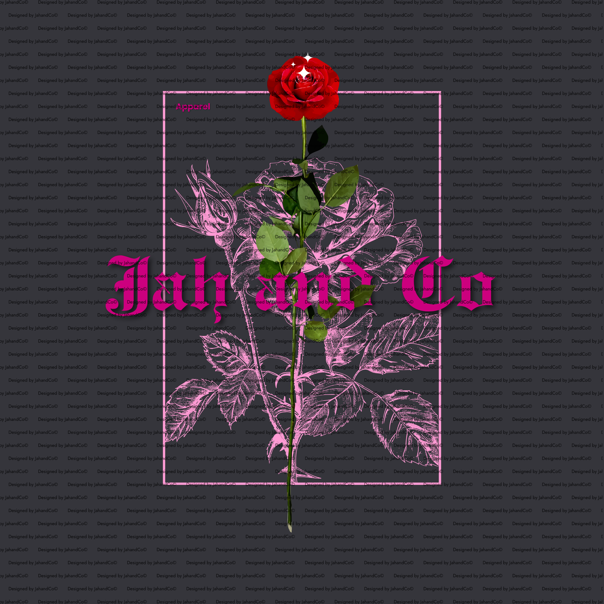 “Jah and Co” Rose Shirt