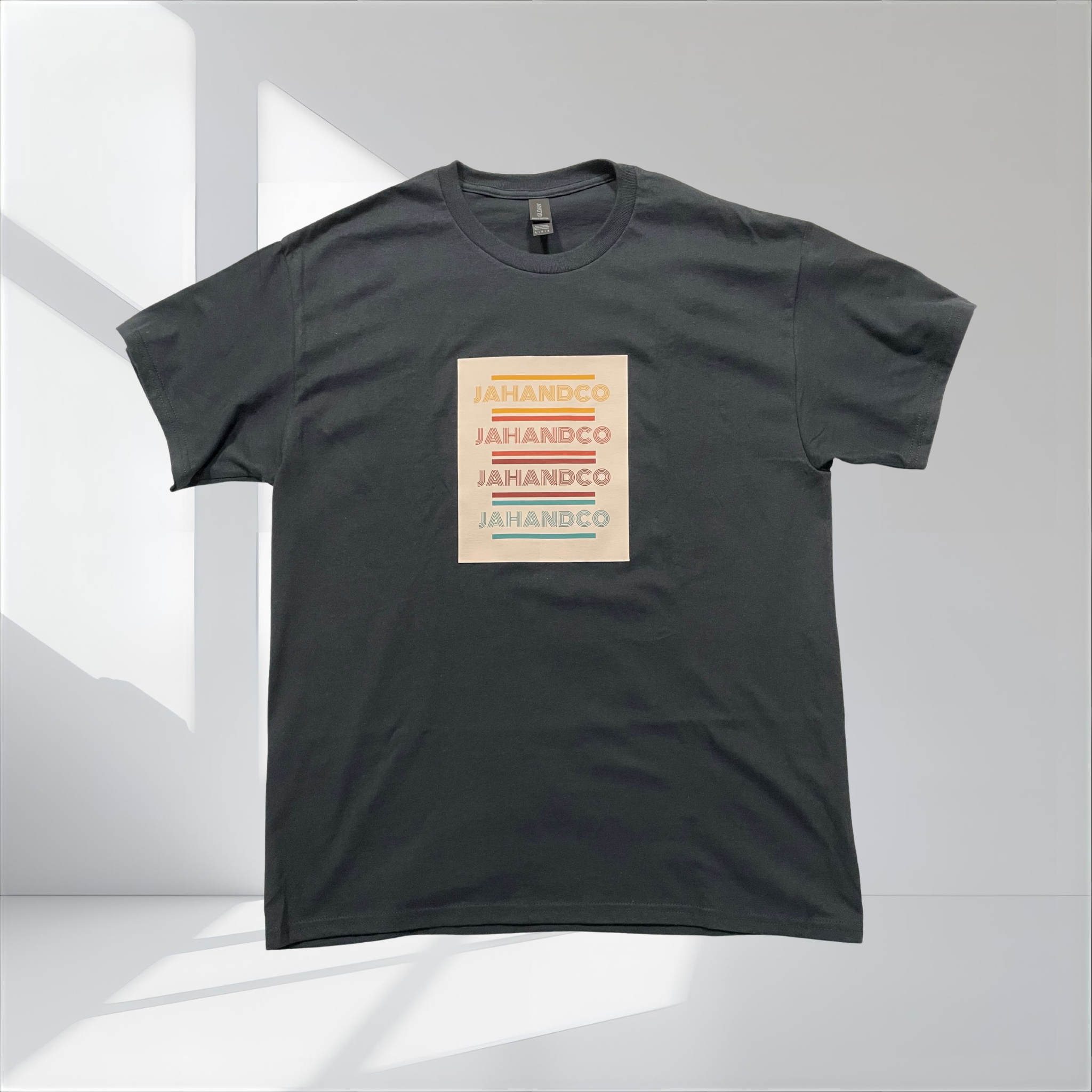 “Jah and Co” Retro Letter Shirt