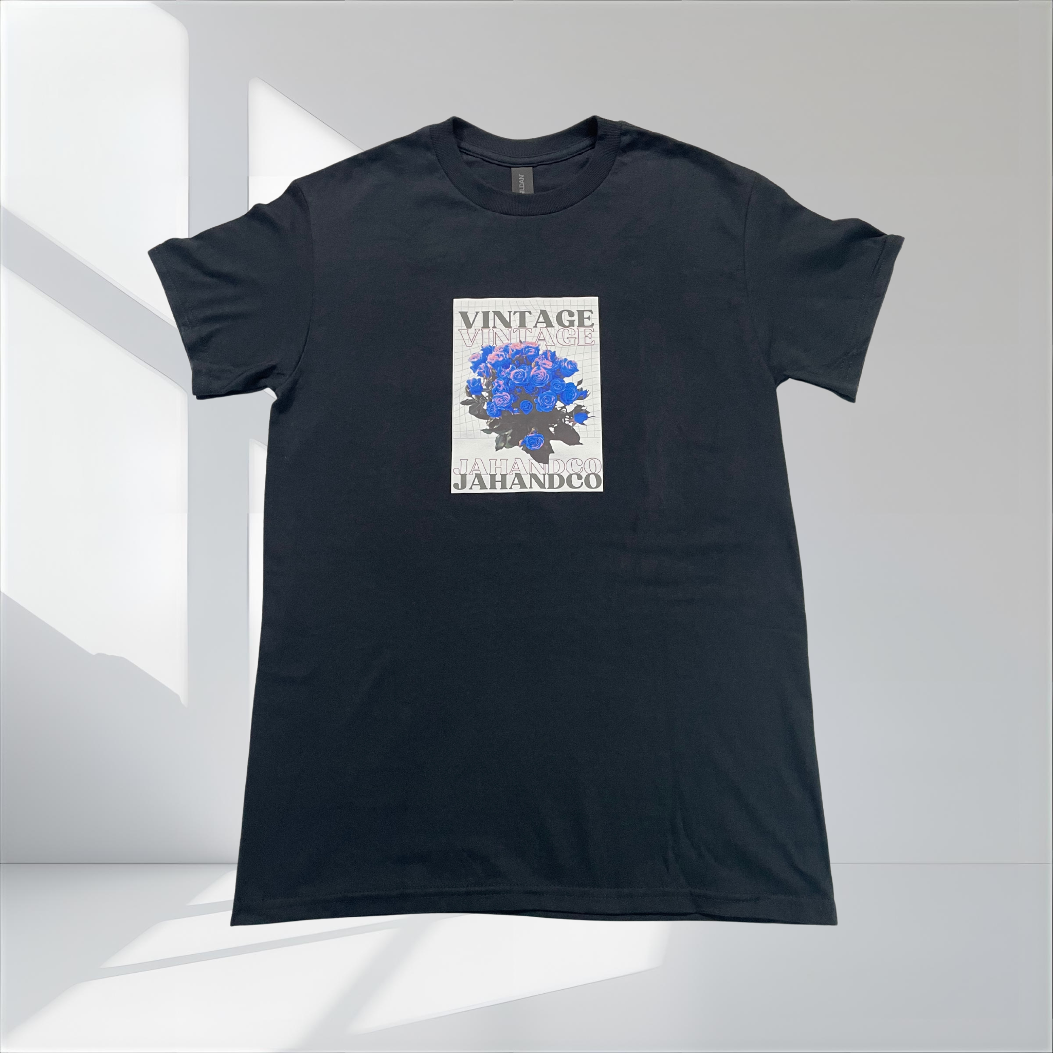 "Jah and Co Vintage" Blue Floral shirt