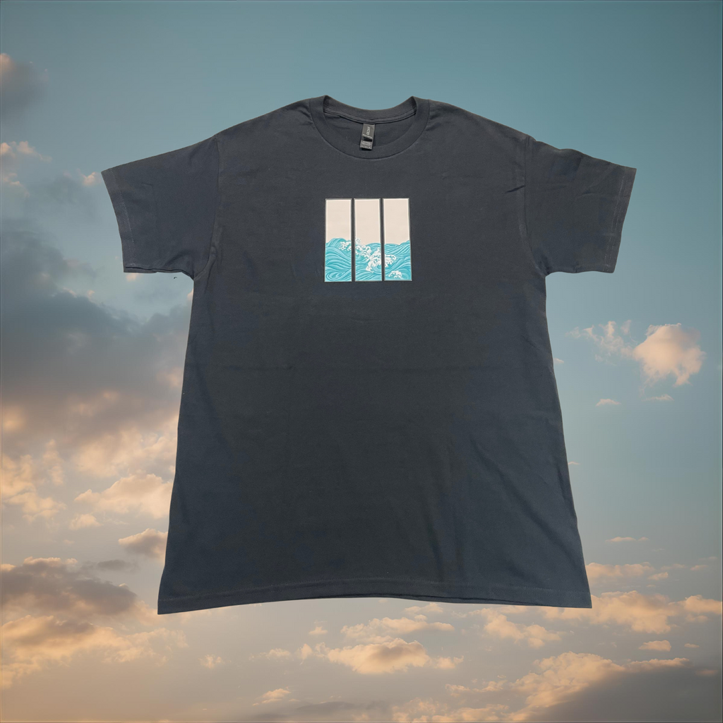 3 Split Waves Graphic Shirt