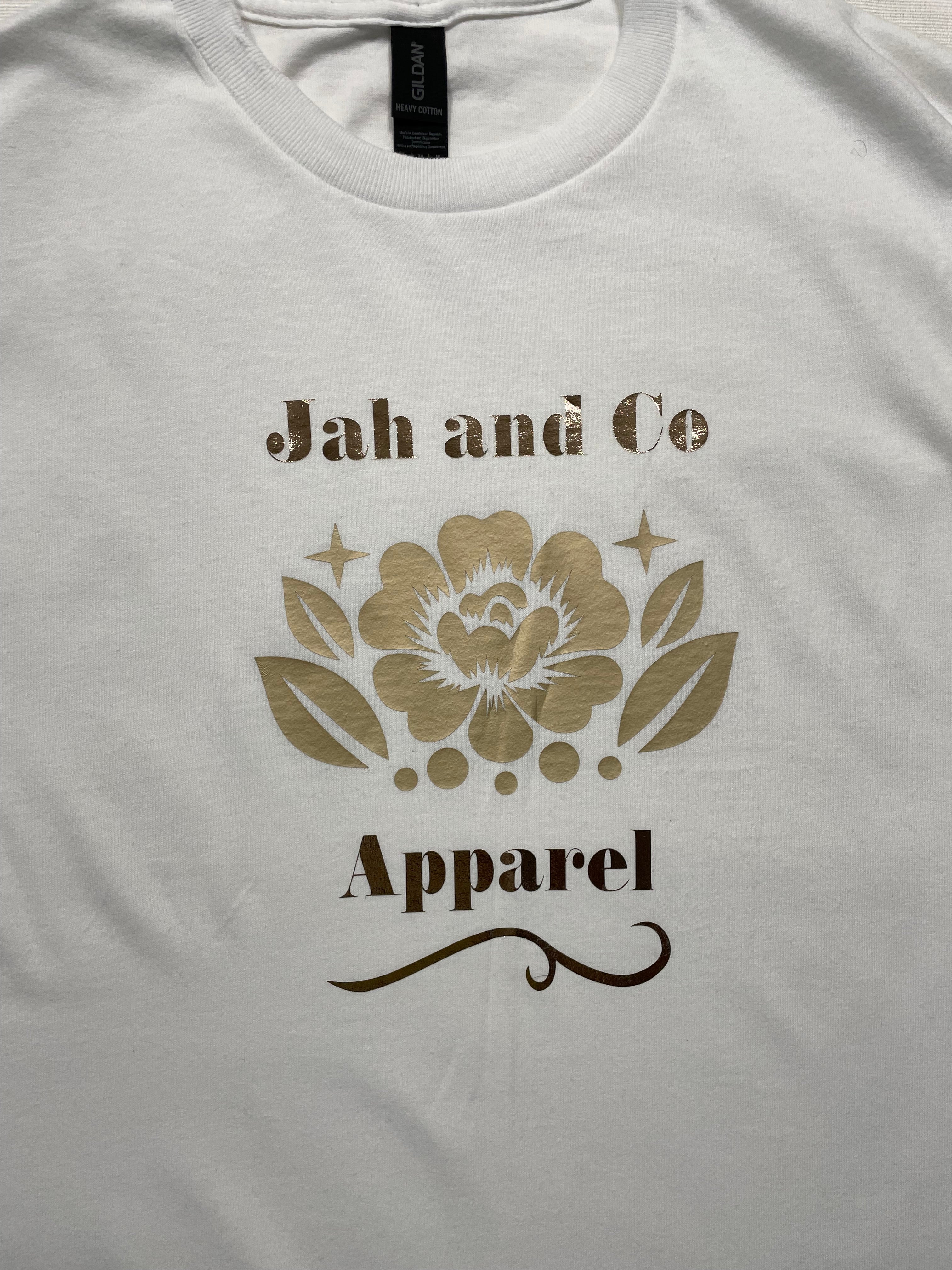“Jah and Co Apparel” Gold Floral Shirt
