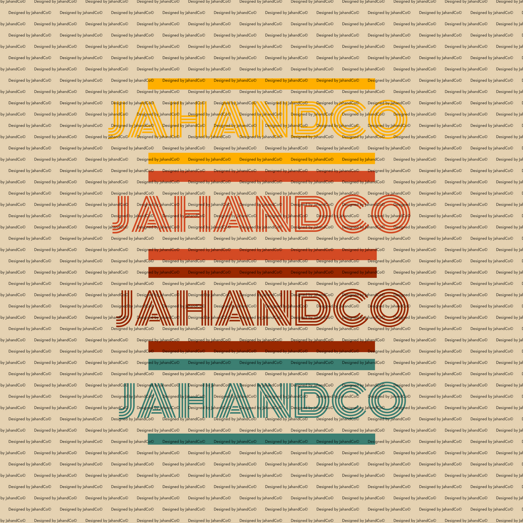“Jah and Co” Retro Letter Shirt