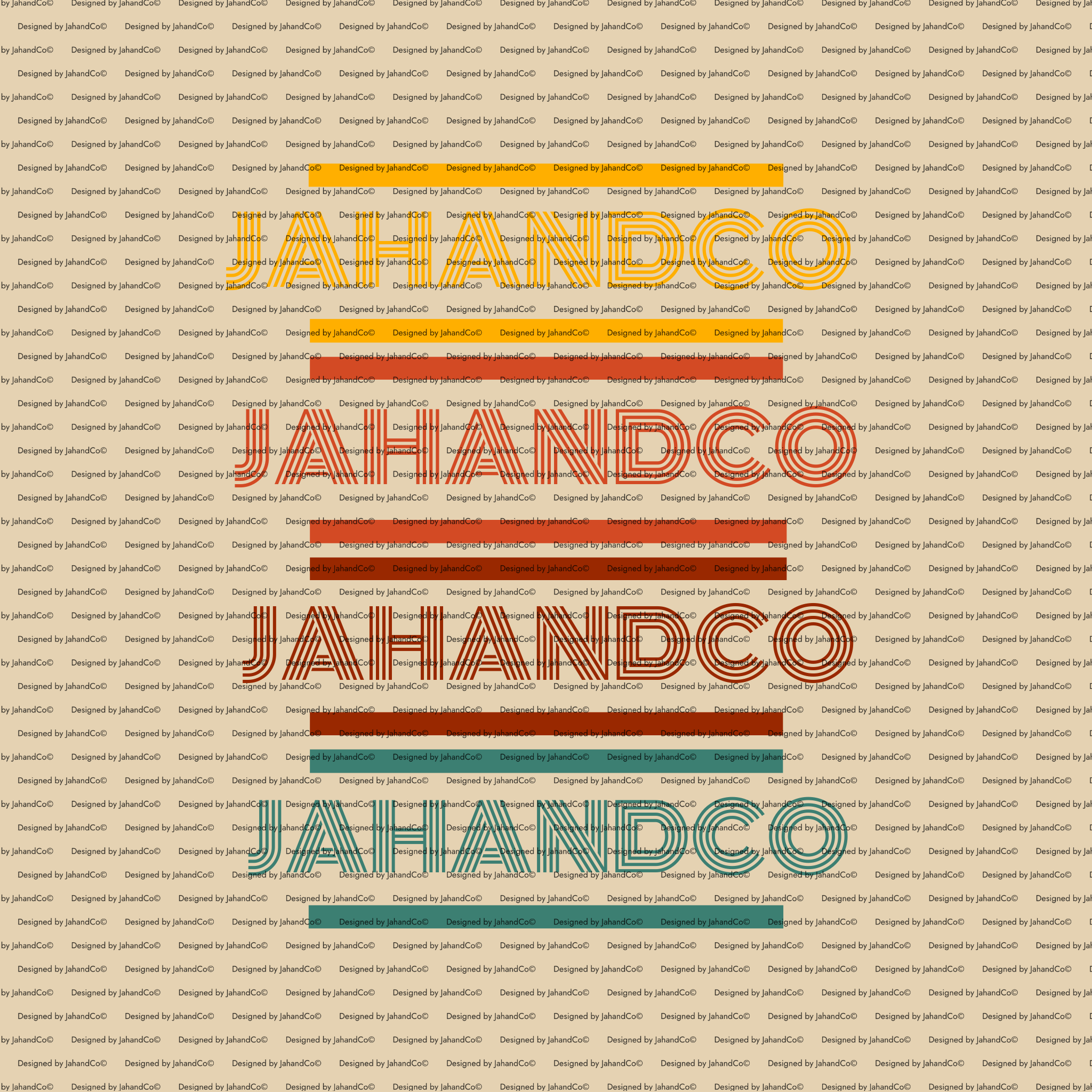 “Jah and Co” Retro Letter Shirt