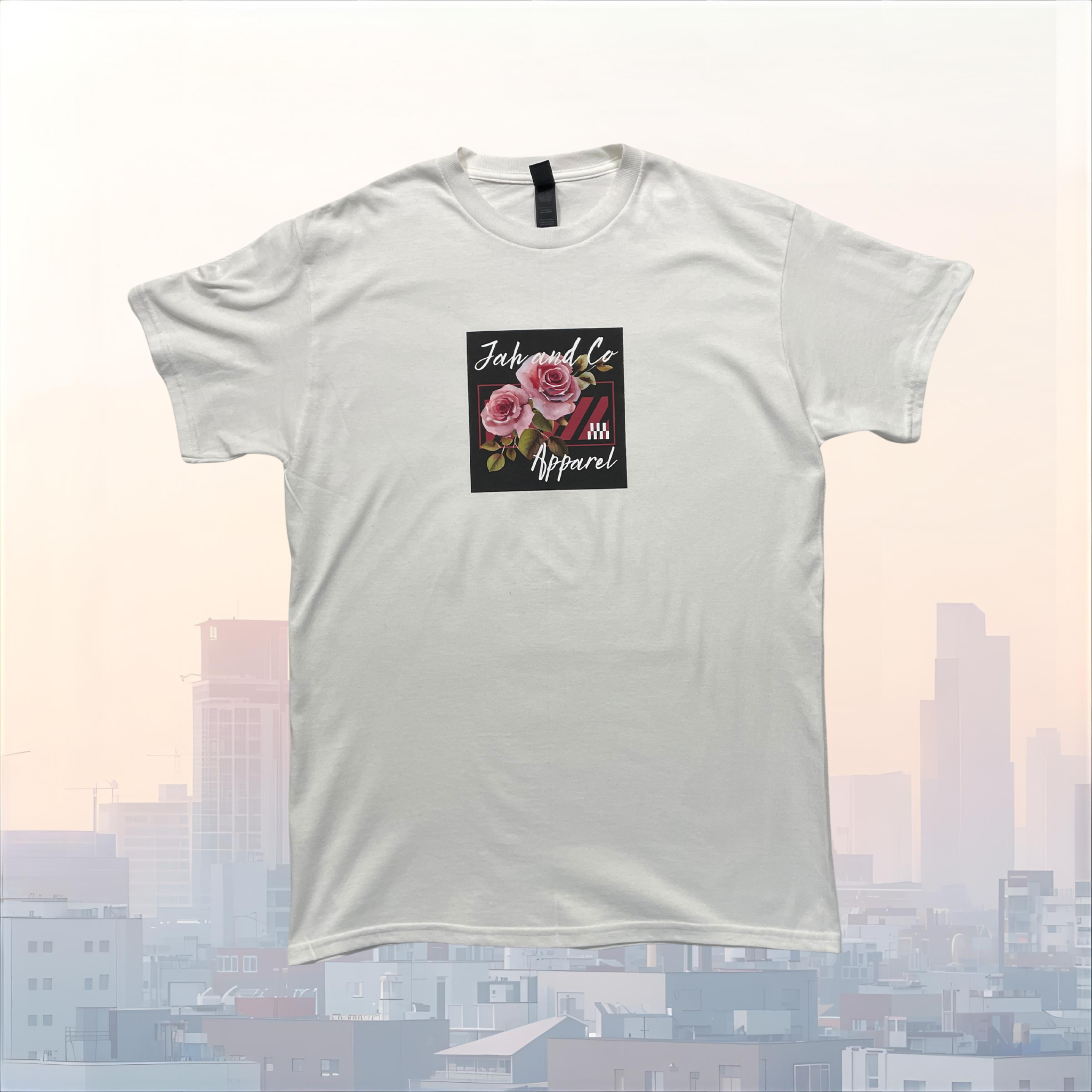 “Jah and Co Apparel” Pink Floral Shirt
