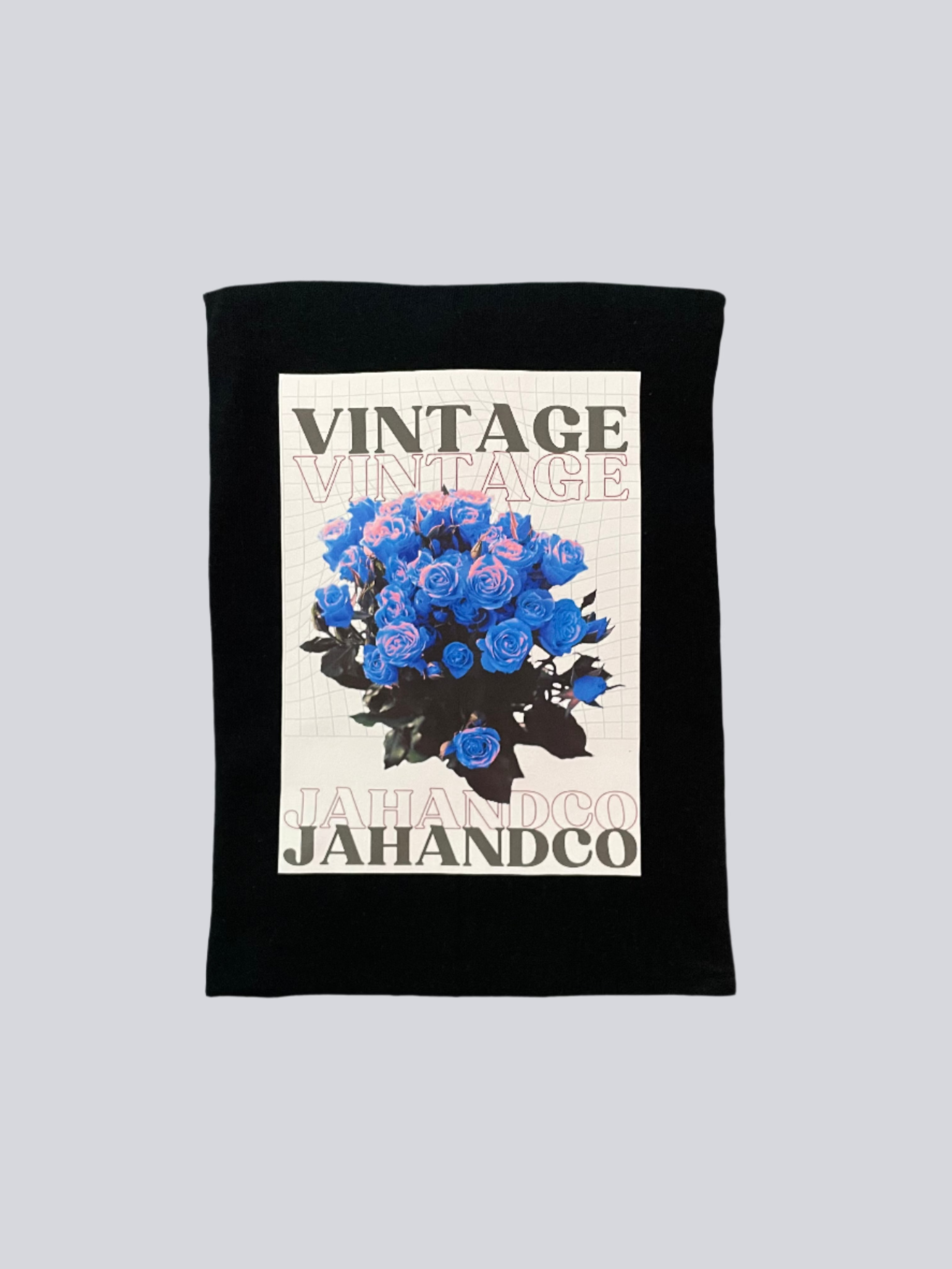 "Jah and Co Vintage" Blue Floral shirt